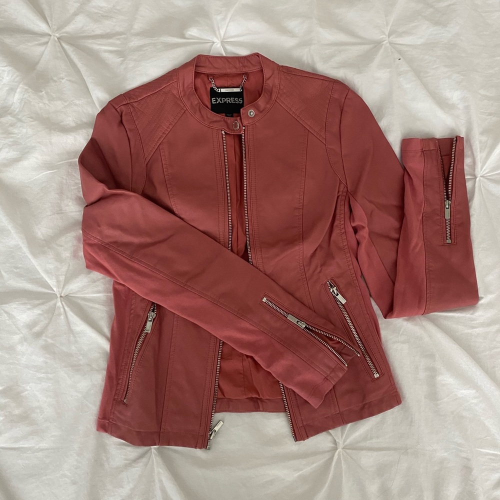 Express leather jacket